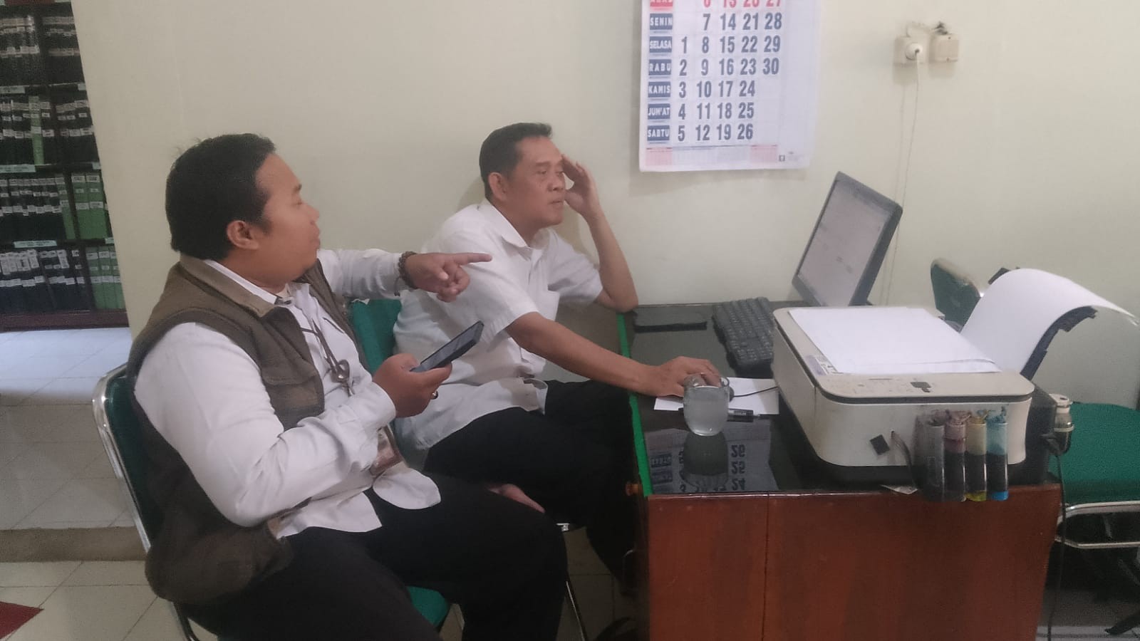 KUA Wangon Cek Pendataan Tipologi Masjid di Wilayah Kecamatan Melalui Aplikasi Simas