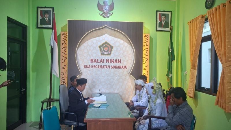 Angka Perkawinan di Kecamatan Sokaraja Tembus 318 Pasang hingga 30 September 2026