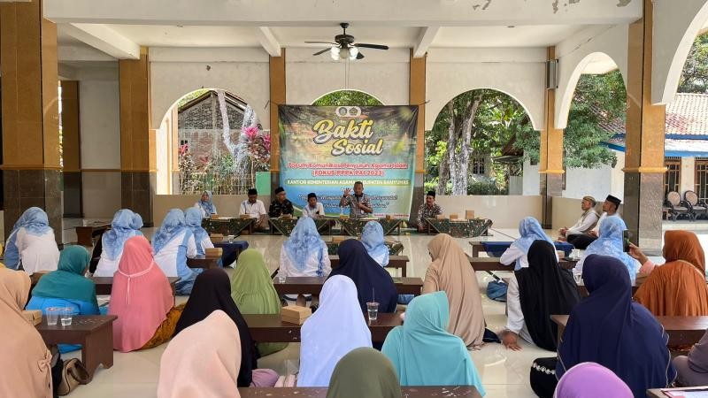 Apresiasi Bakti Sosial FK PPPK Penyuluh Agama Islam 2023 di Tambak, Kakankemenag Banyumas Dorong Layanan Berdampak Terus Dikembangkan
