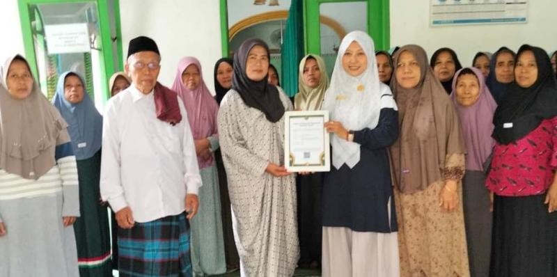 Izin Operasional MT Masyitoh Petir Kulon Resmi Diserahkan, KUA Dorong Penguatan Pendidikan Keagamaan