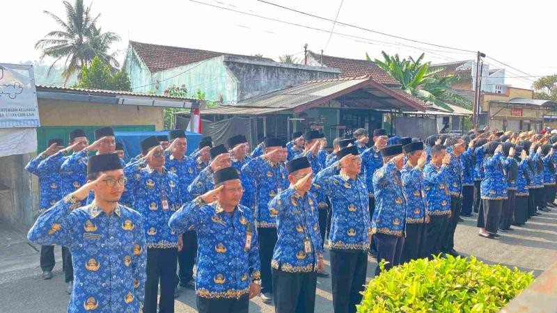 Kokohkan Nilai Kebangsaan, ASN KUA Gumelar Gelar Upacara Hari Kesaktian Pancasila