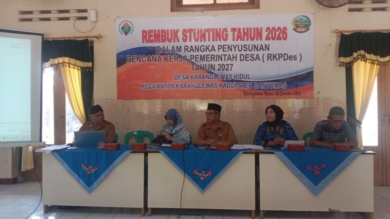 Penyuluh Fungsional Purwokerto Barat Ikuti Rembug Stunting Desa Karanglewas Kidul