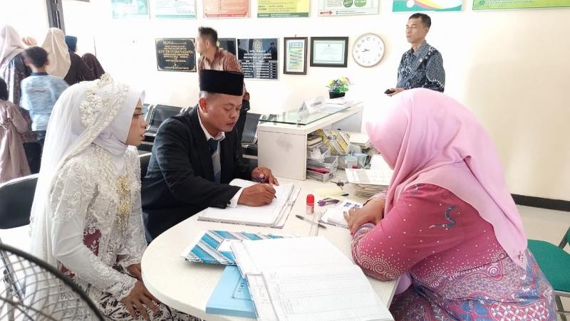 Jelang Akad, KUA Jatilawang Perkuat Pelayanan Administrasi Catin