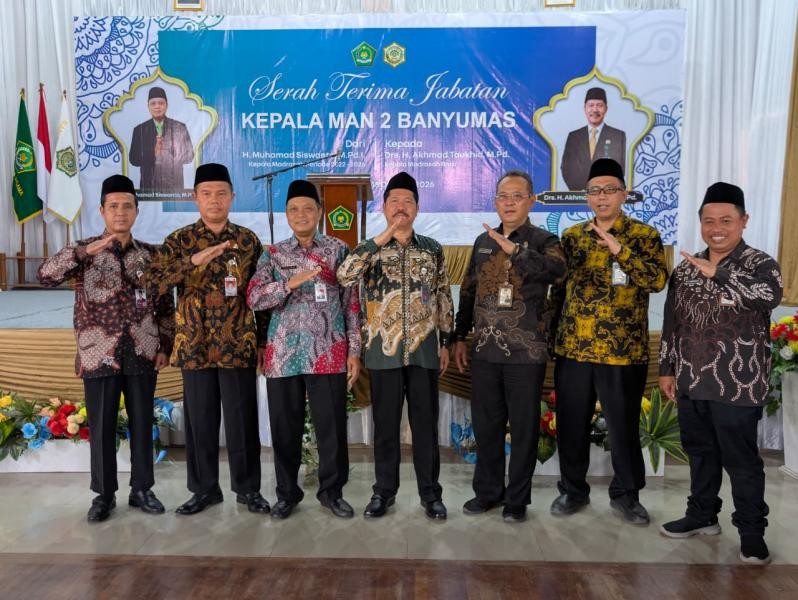Bertukar Tongkat Estafet, MAN 2 Banyumas dan MAN 2 Kebumen Sambut Energi Baru Kepemimpinan
